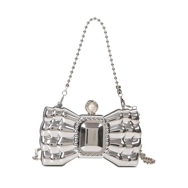 Luxury Mini Bow Shaped Lipstick Bag Creative Personality