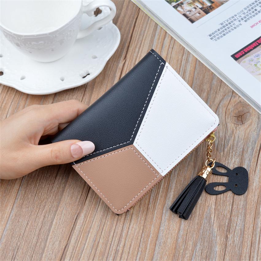 UOSC Geometric Women Cute Pink Wallets