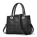 Newposs Women Bag Vintage Casual Tote Top-Handle Women Messenger Bags Shoulder student Handbag Purse Wallet Leather New