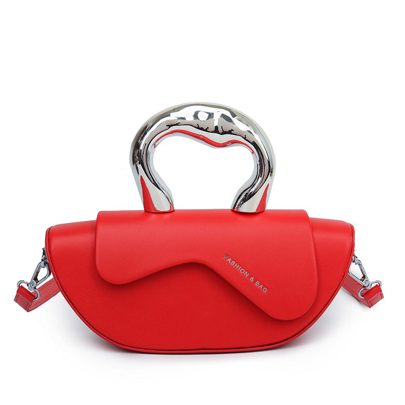 French niche commuting letter armpit bag
