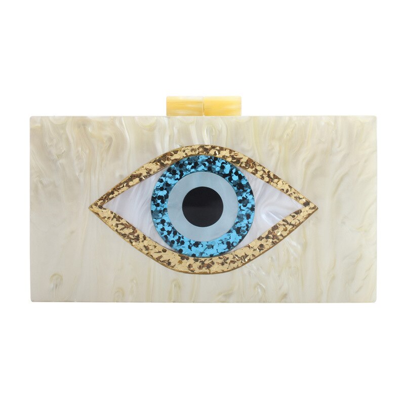 Eyes Evening Bag Clutch Lux