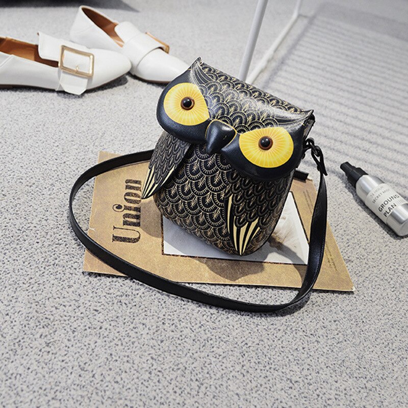 New Cute Owl Shoulder Bag Purse Handbag Women Messenger Bags For Summer Girls Cartoon with Crossbody Phone Bag Owl Bags