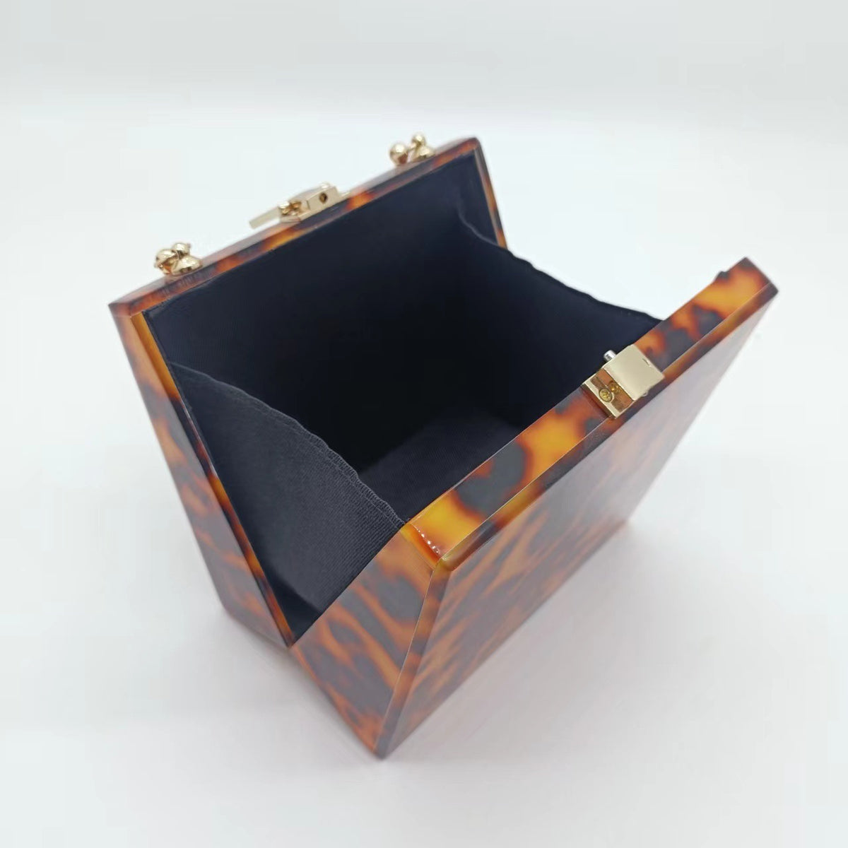 Luxury Leopard Women Evening Acrylic Clutch Bag