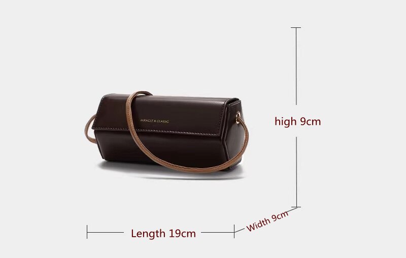 Cylinder Bag Autumn Winter Fashion All-Match Bag Shoulder Messenger Bag