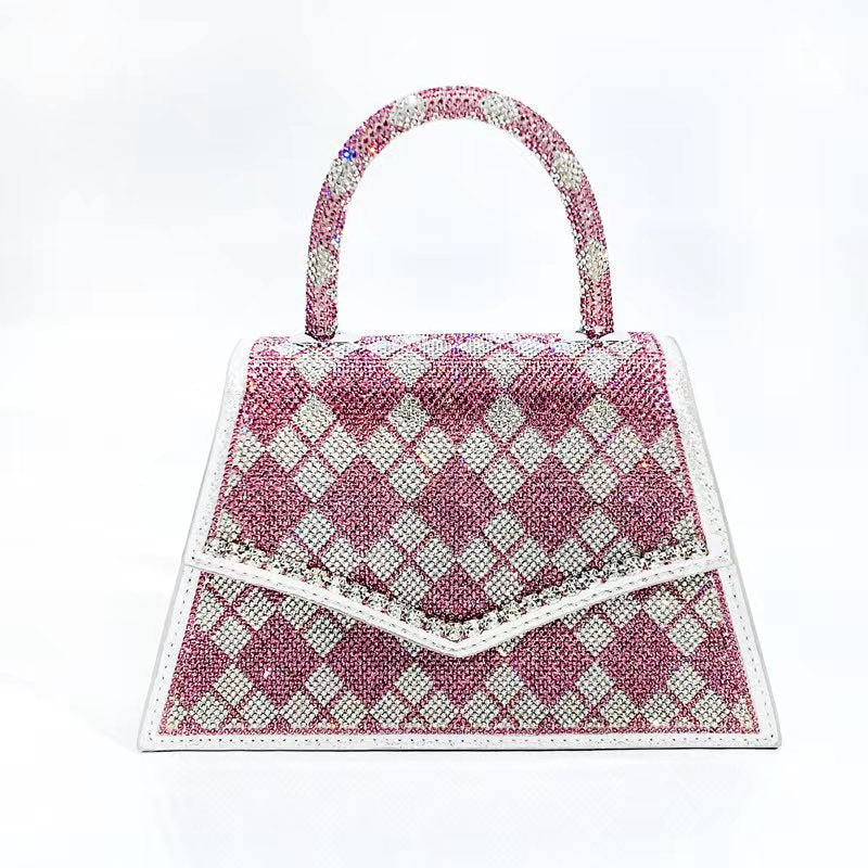 Messenger Diamond Bag Crocodile Pattern