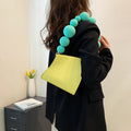 Bubble Ball Handbag Niche Design Banana Bag Women's New PU Shaped Shoulder Messenger Bag