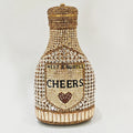 Women Bottle  Crystal Evening Bag Lady Diamond Wedding Bridal Purses Female Rhinestone Party Prom Clutches Bags