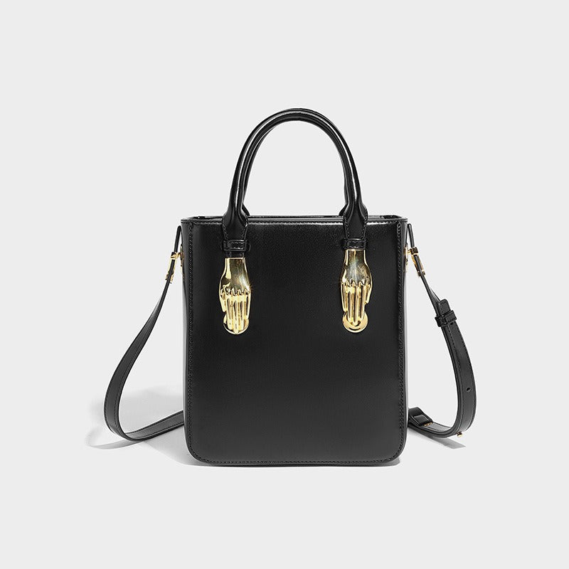 High end and niche designer, high-quality hand-held crossbody small square bag