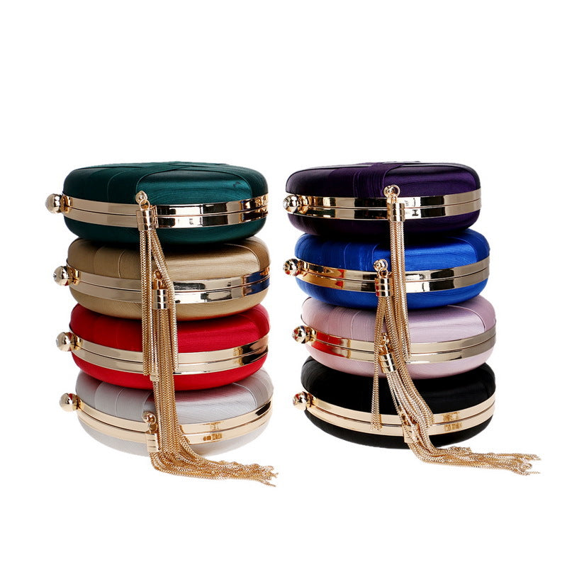 Tassel Dinner Bag European And American Dress Banquet Bag Ladies Evening Bag
