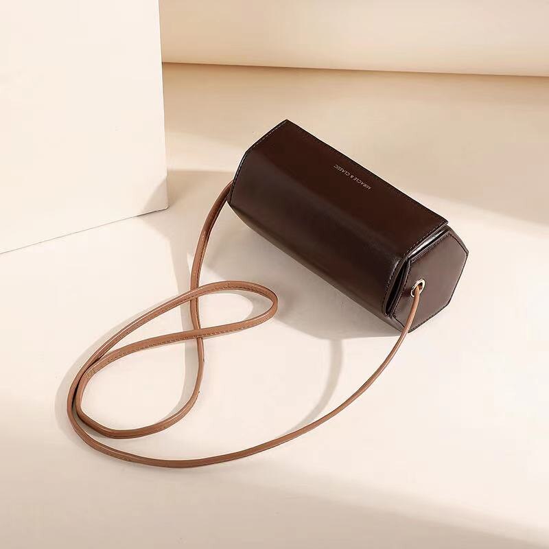 Cylinder Bag Autumn Winter Fashion All-Match Bag Shoulder Messenger Bag