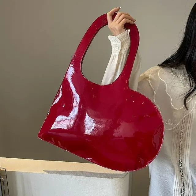 Love Shape Shoulder Bag Punk Underarm