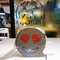 Diamond Smiling Face Evening Bag Women New Cute Alloy Metal Mini Circular Dinner Purse And Handbag
