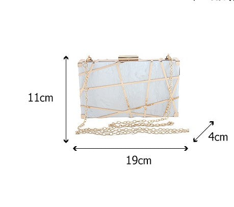 Acrylic Bag Banquet Dress Bag Ladies Clutch Wedding Bag