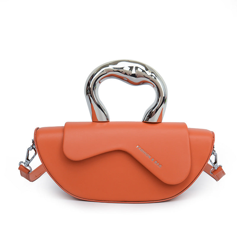 French niche commuting letter armpit bag