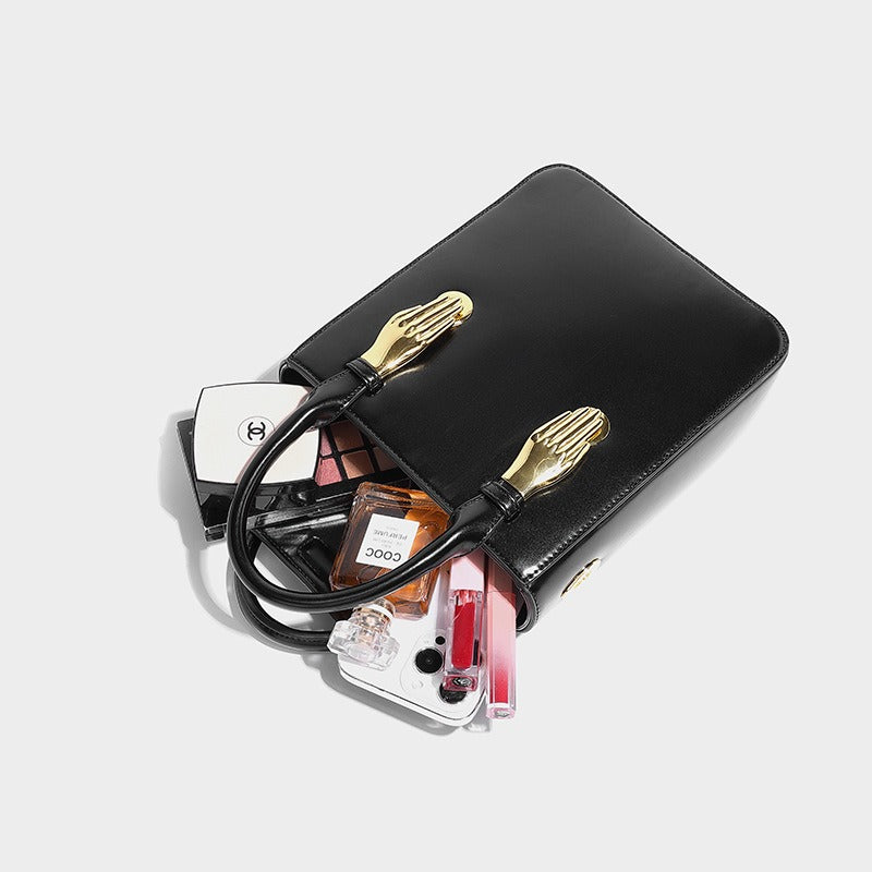 High end and niche designer, high-quality hand-held crossbody small square bag