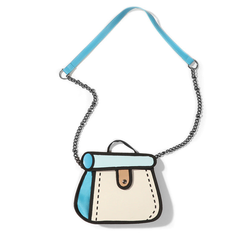 New Two-Dimensional Cartoon Chain Bag Cake Bag Messenger Bag Cos Matching Bag Shoulder Bag
