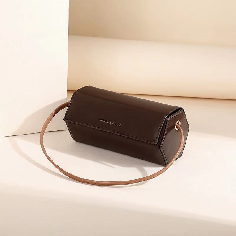 Cylinder Bag Autumn Winter Fashion All-Match Bag Shoulder Messenger Bag