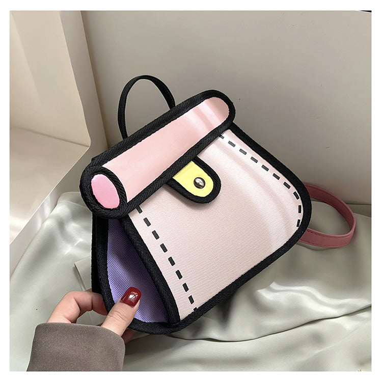 New Two-Dimensional Cartoon Chain Bag Cake Bag Messenger Bag Cos Matching Bag Shoulder Bag