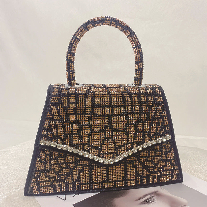 Messenger Diamond Bag Crocodile Pattern