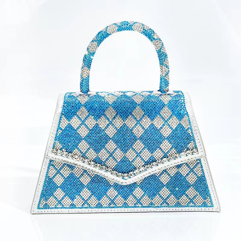 Messenger Diamond Bag Crocodile Pattern