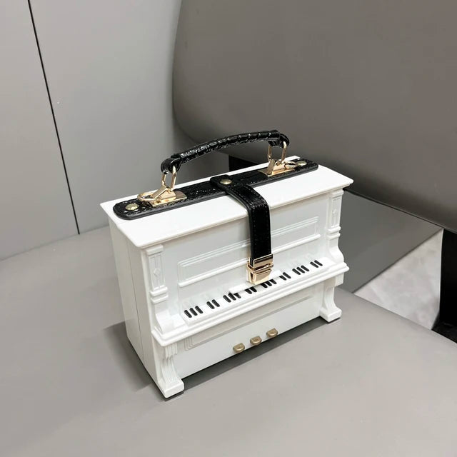 purses and handbags piano shape bag