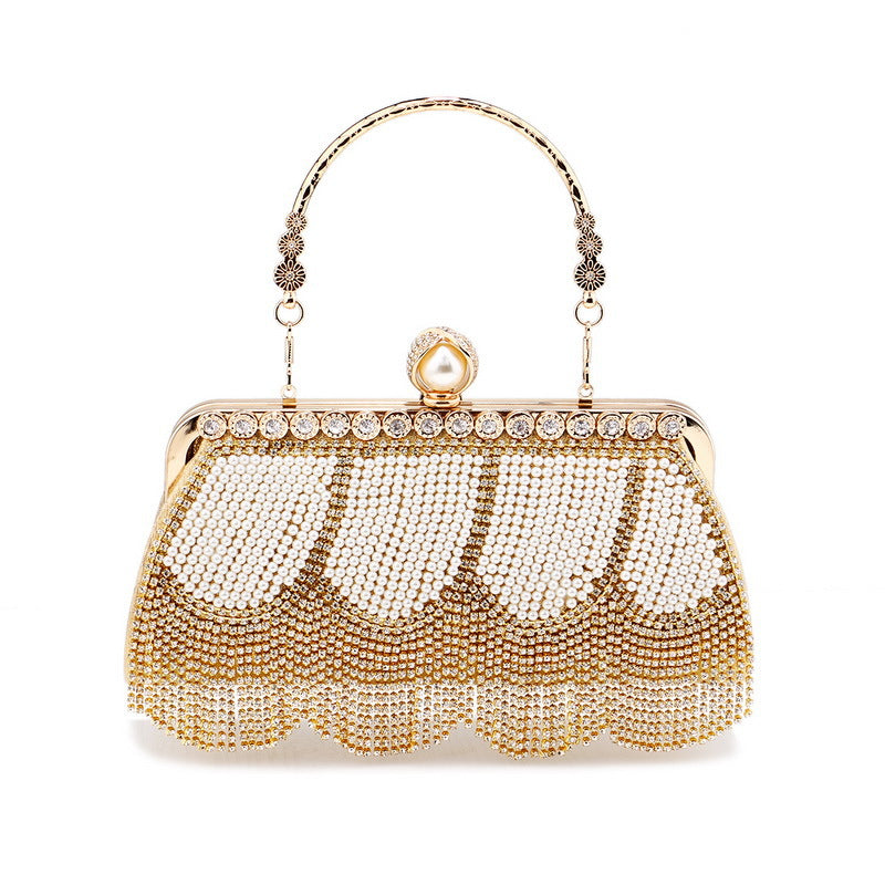 Fringed Evening Bag Ladies Bag Diamond
